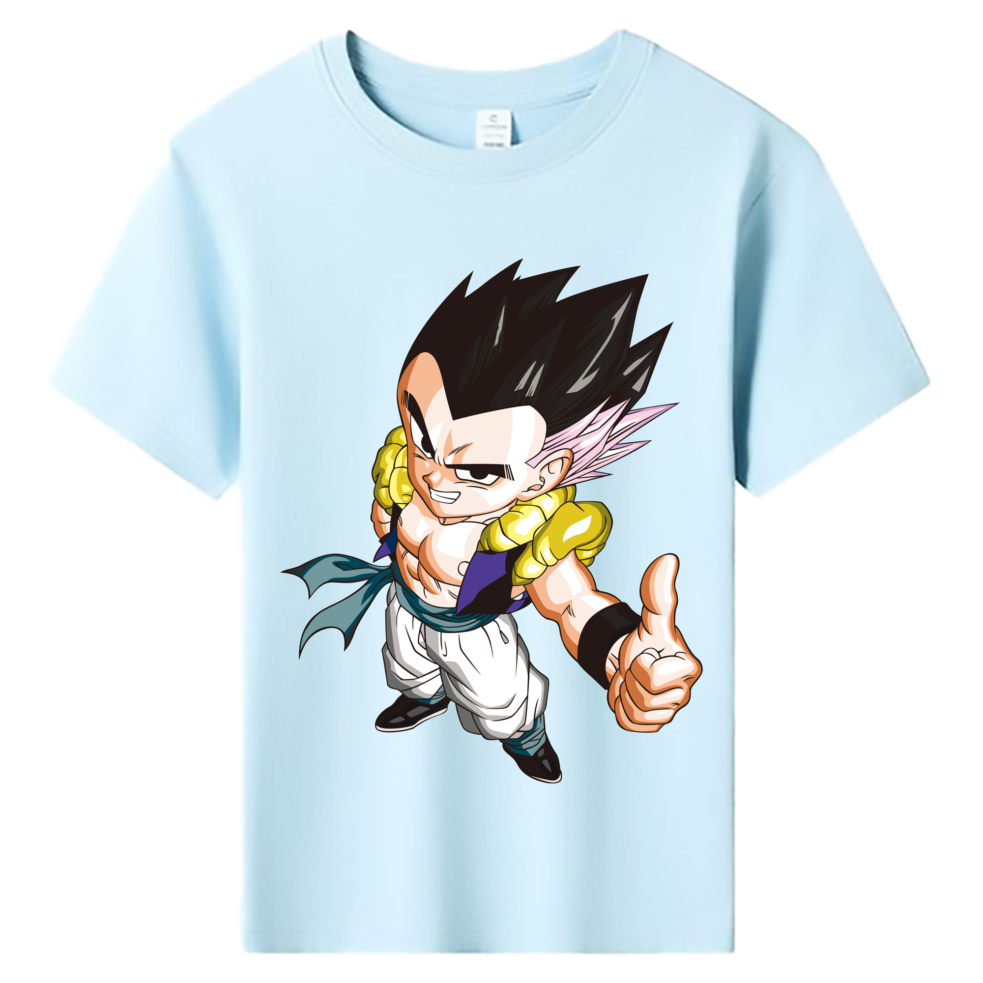 （画像用） ドラゴンボール ベジータ四世（Bejīta Yonsei）DRAGON BALL Vegeta IV 綿100％キッズTシャツ（フロントプリント）